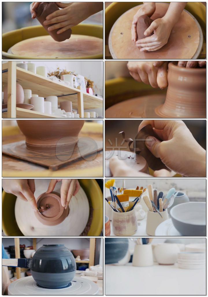 中国传统陶瓷工艺品制作过程