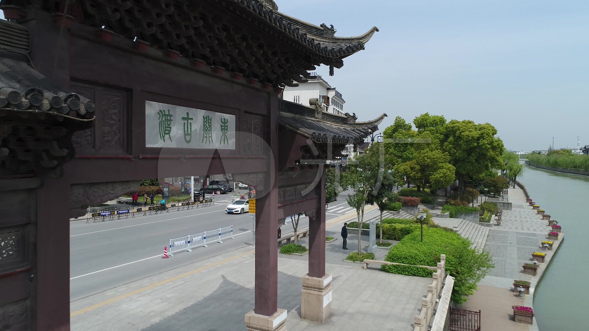 江苏扬州鉴真国际半程马拉松东关古渡