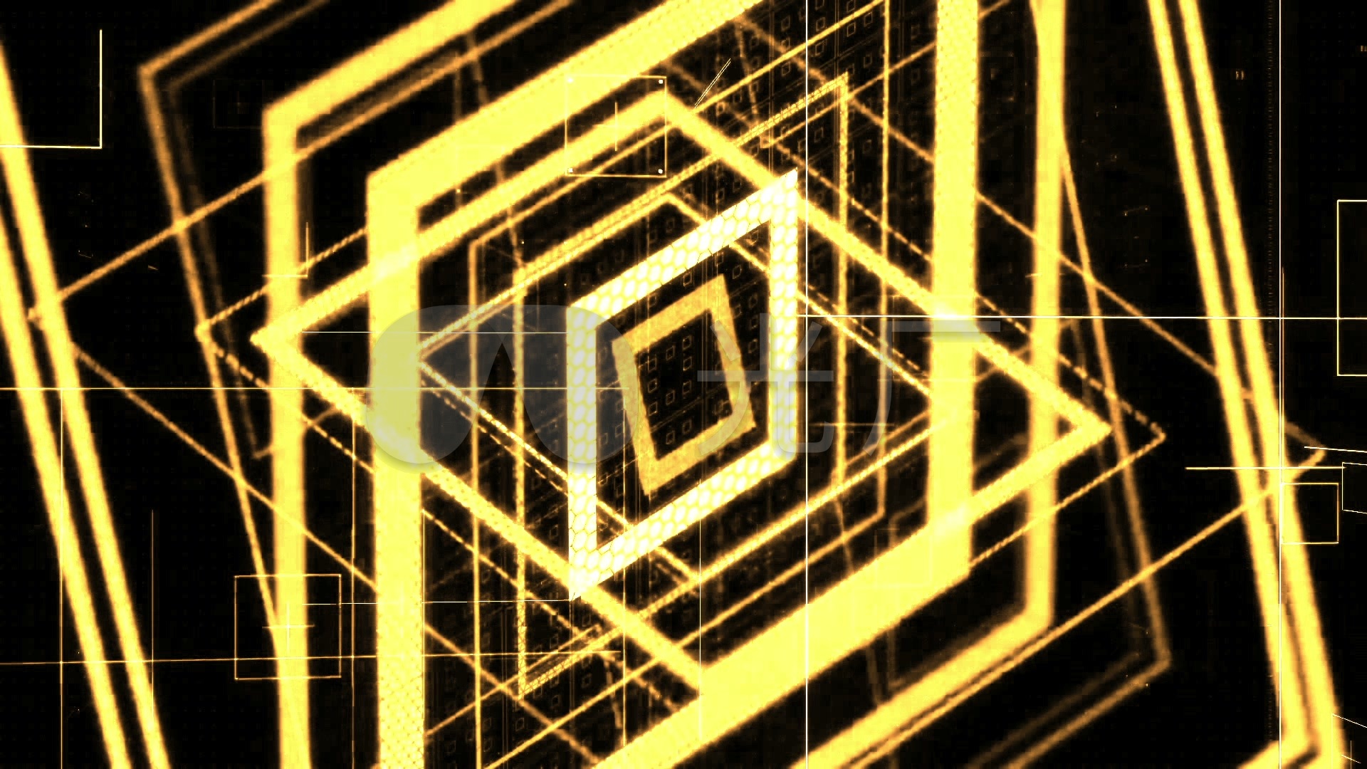 炫酷科技几何图形摇滚vj2