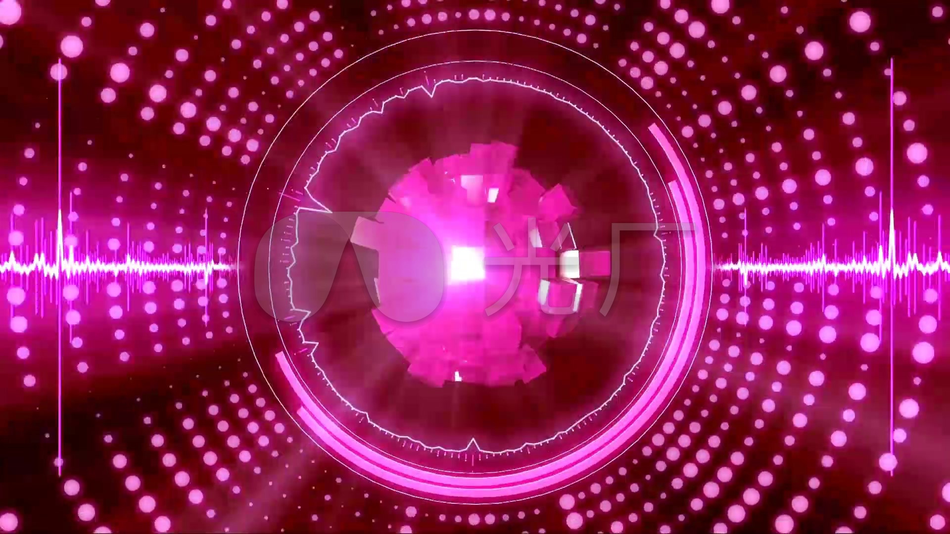 国外电子音乐派对电流喇叭节奏vj