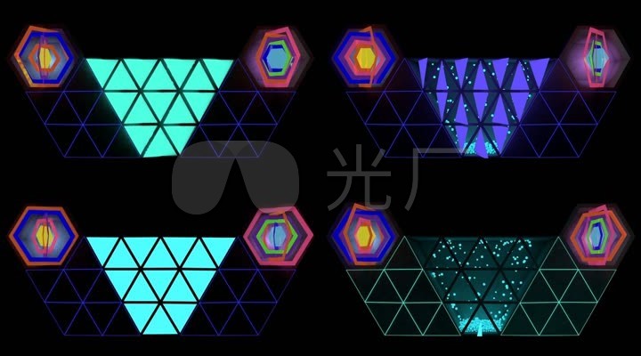 异型牛头裸眼3ddj台素材