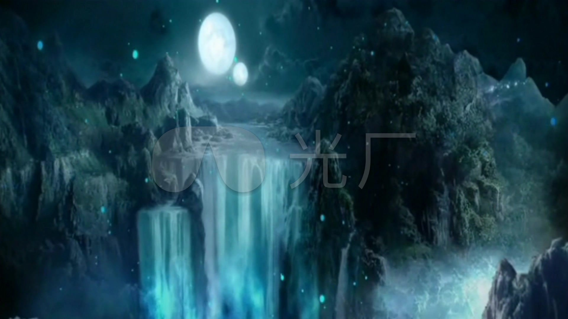 仙界梦幻背景led演出背景