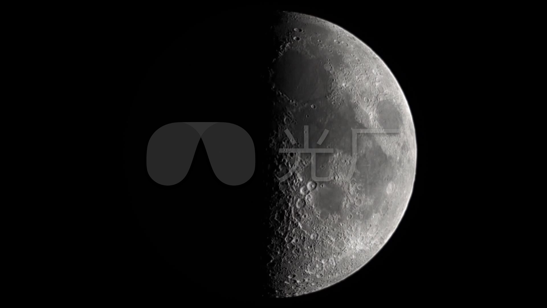 月球表面旋转_月亮_太空宇宙_1920x1080_高清视频素材