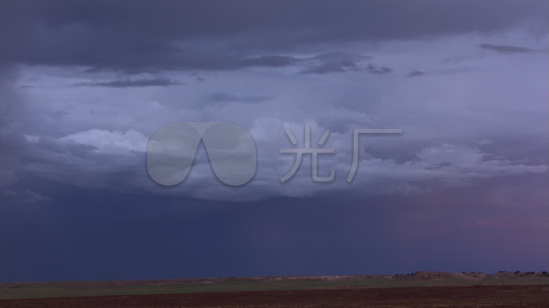 电闪雷鸣风暴雷雨天气视频素材