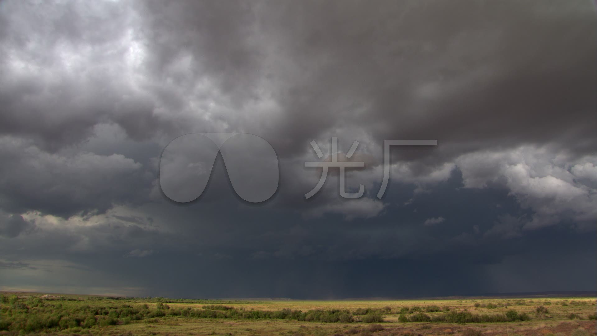 电闪雷鸣风暴雷雨天气视频素材