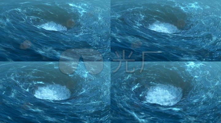 海洋中的漩涡运动