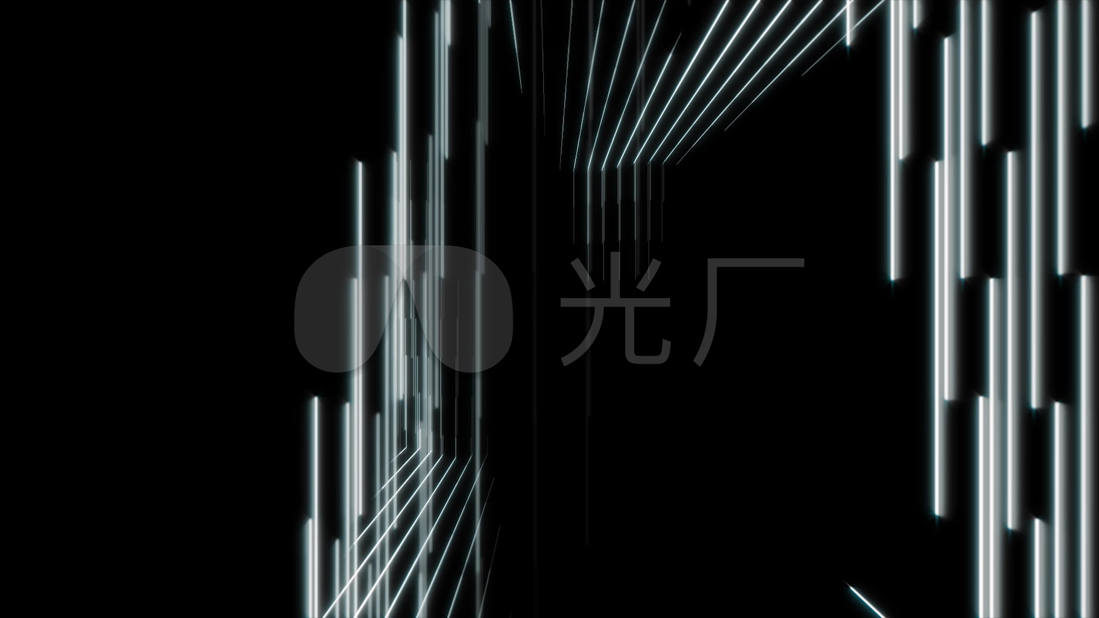 4k超炫黑白线条闪烁led视频_3840x2160_高清视频素材