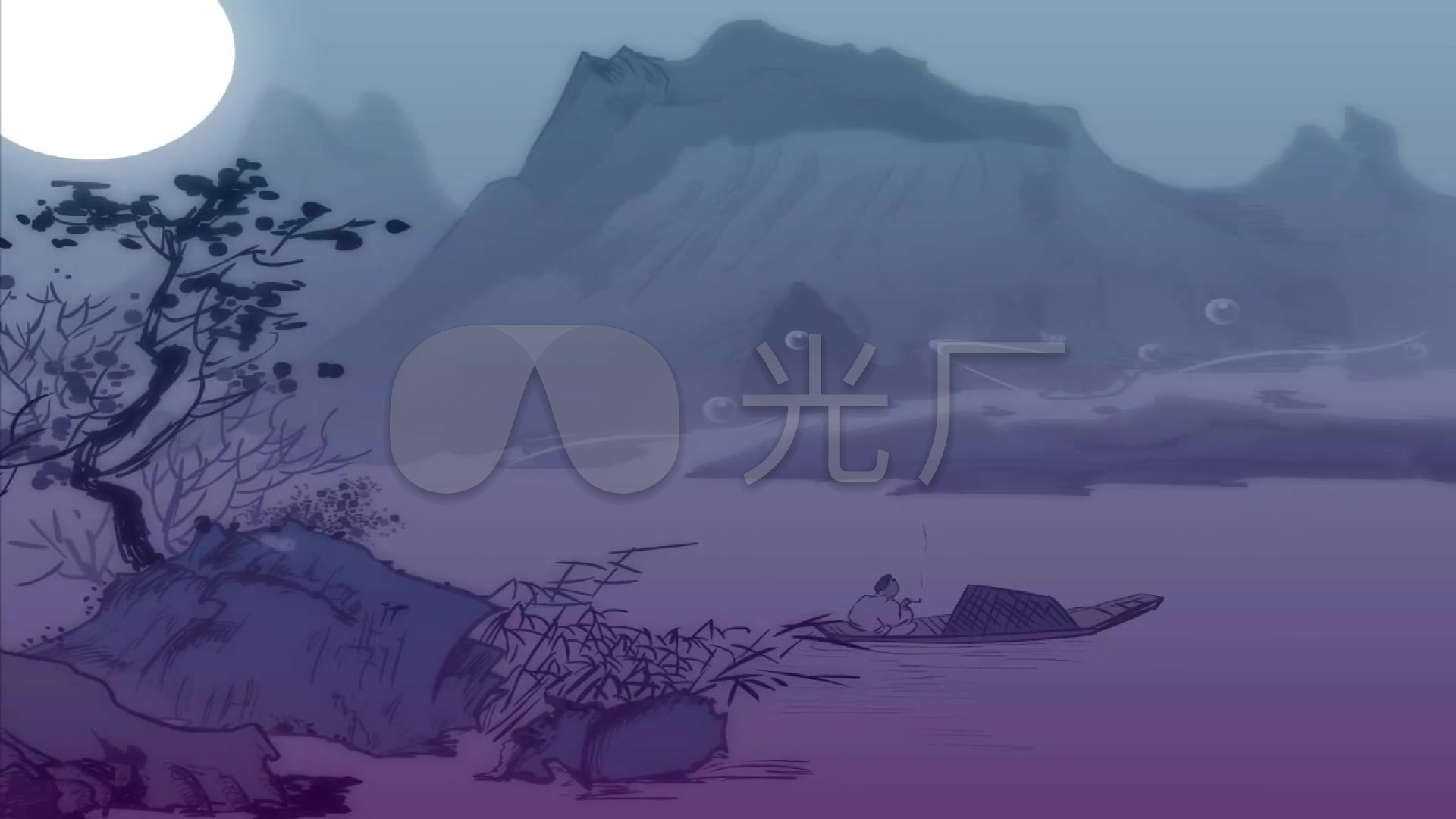 1920x1080中国风壁纸,1920x1080中国风古典 水墨荷花玉兰中国风背景_1920x1080_高清视频素材下载