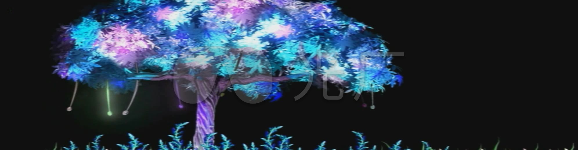 全息精灵荧光树