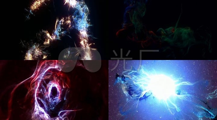唯美梦幻光影粒子光彩粒子光斑魔幻炫酷舞台