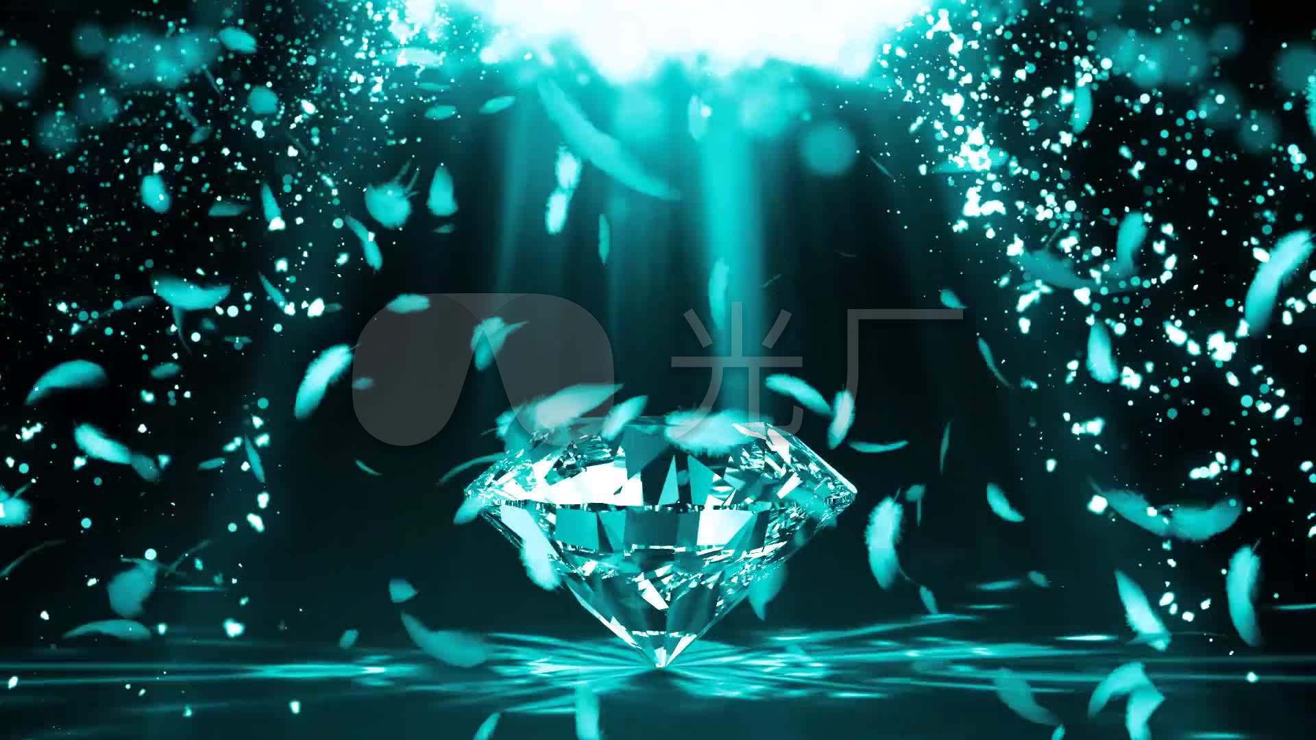 蒂芙尼蓝天使钻石_1920x1080_高清视频素材下载(编号