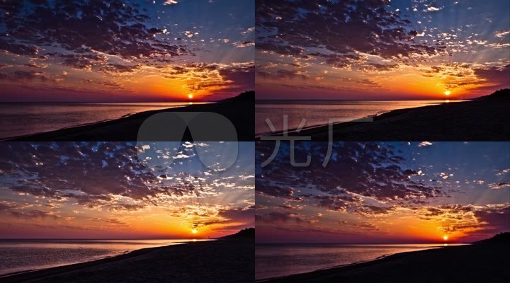 1920x1080天空,天空1920x1080 cloud25延时海边天空夕阳_1920x1080_高清视频素材(:)