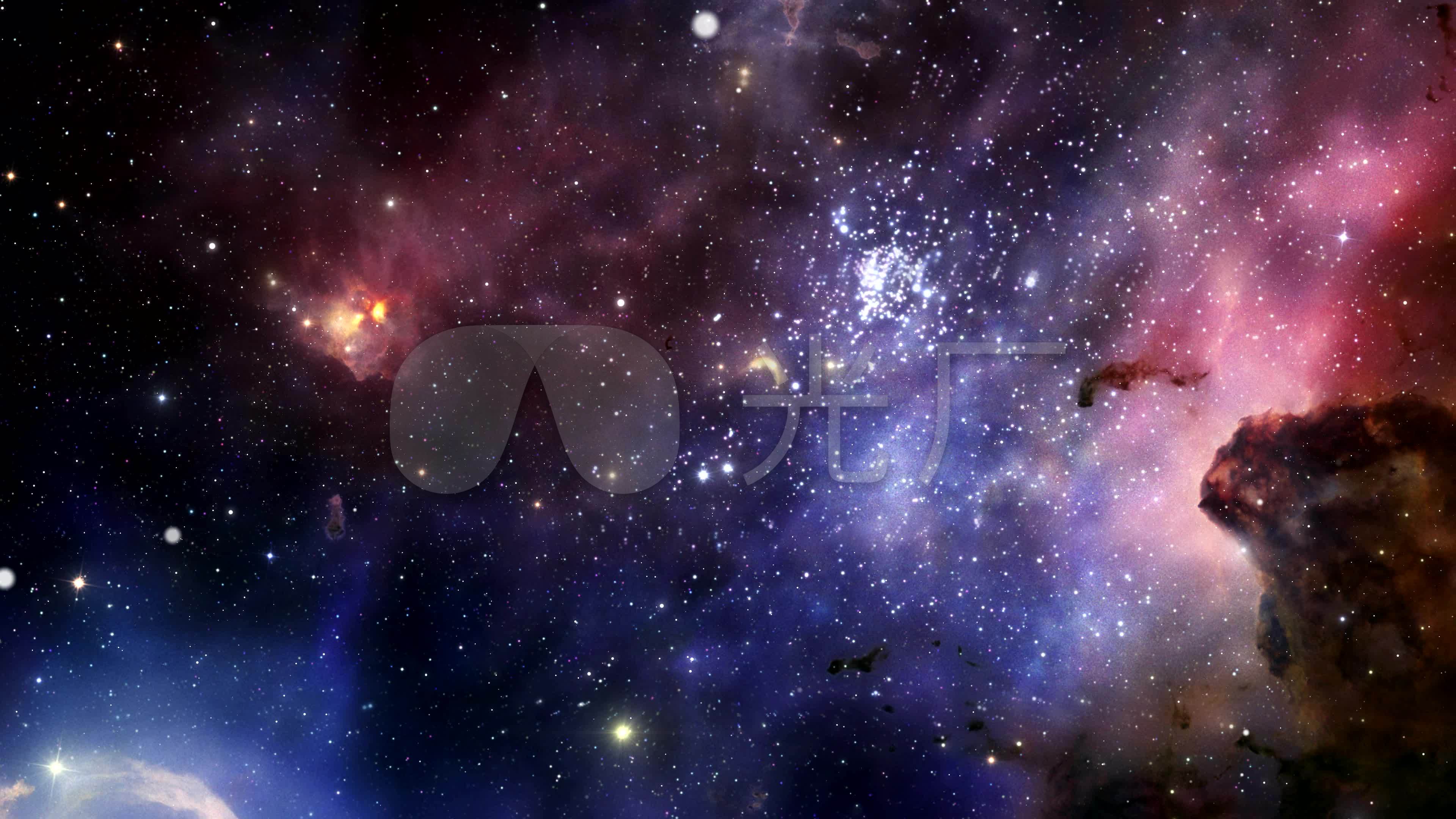 4k超高清宇宙星空视频背景_3840x2160_高清视频素材