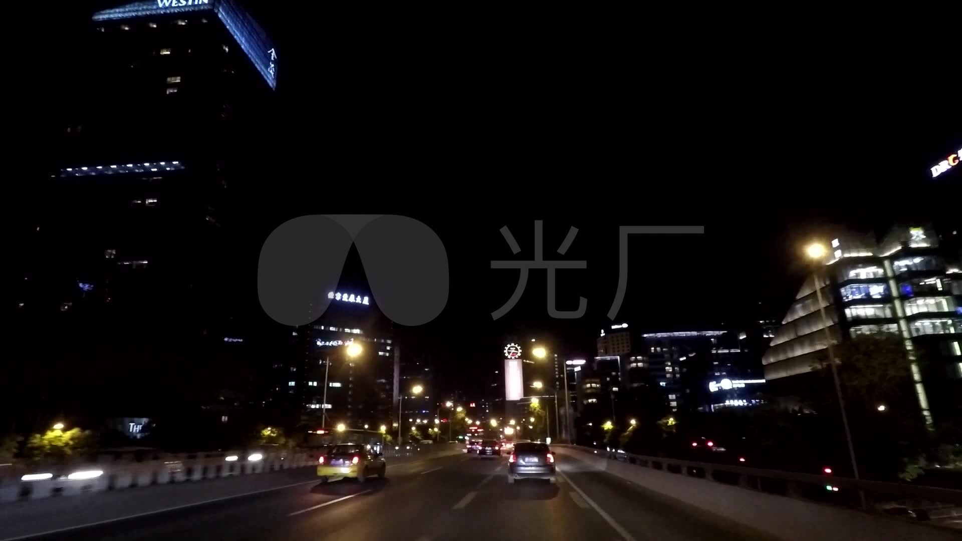 北京三环夜景开车街拍03
