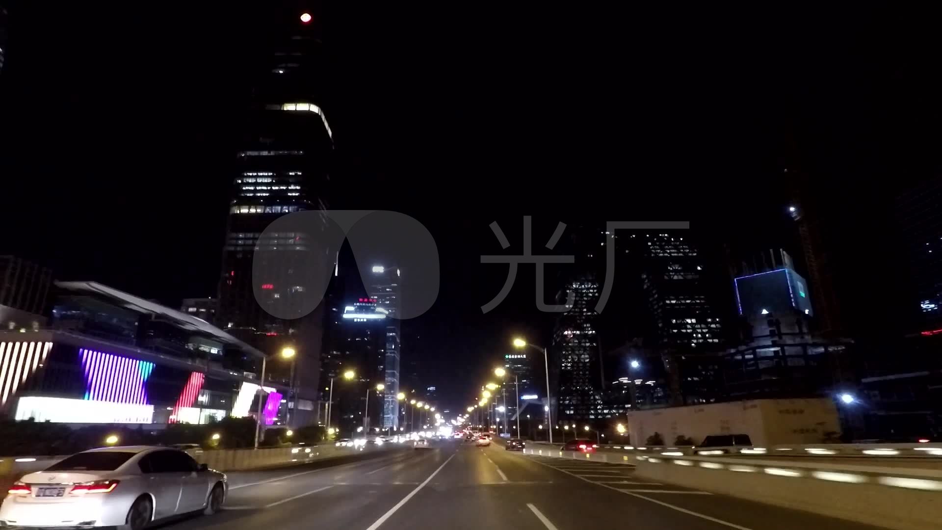 北京三环夜景开车街拍02