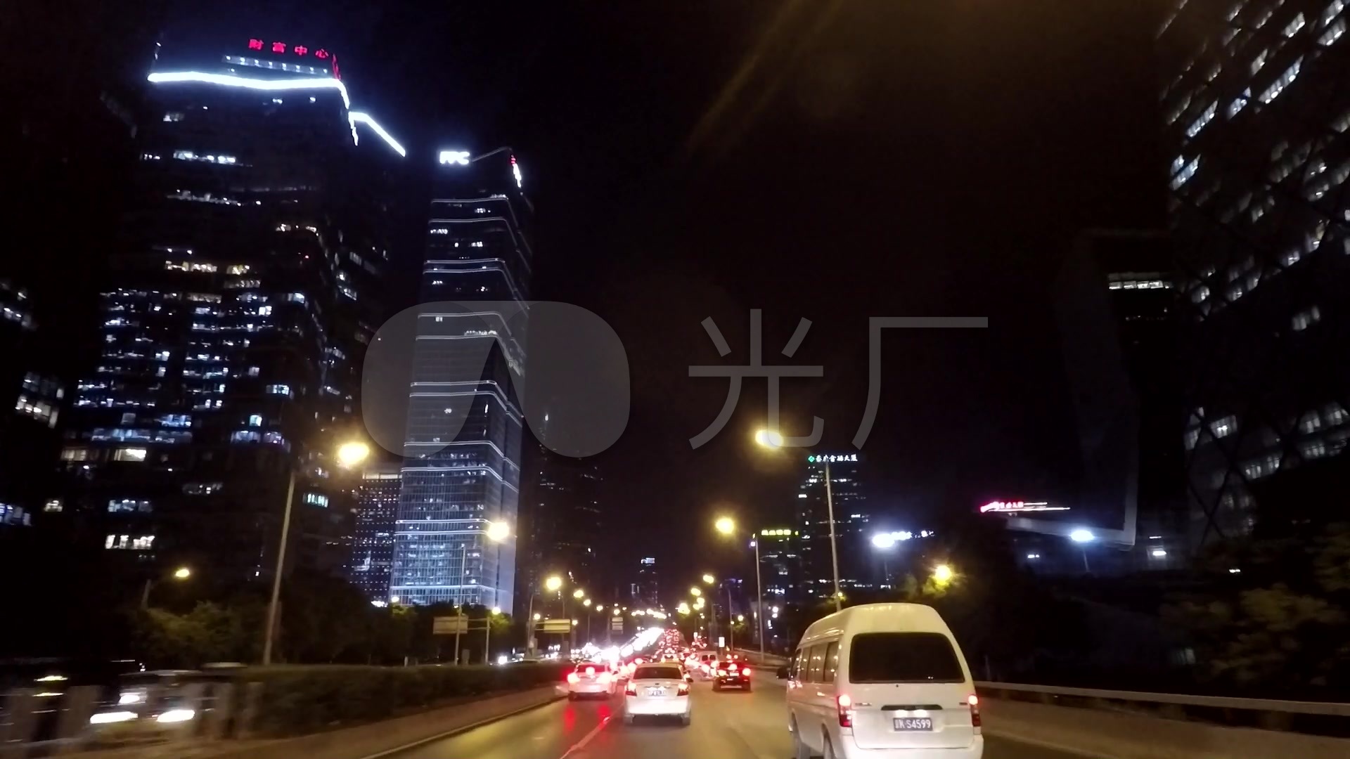 北京三环夜景开车街拍02