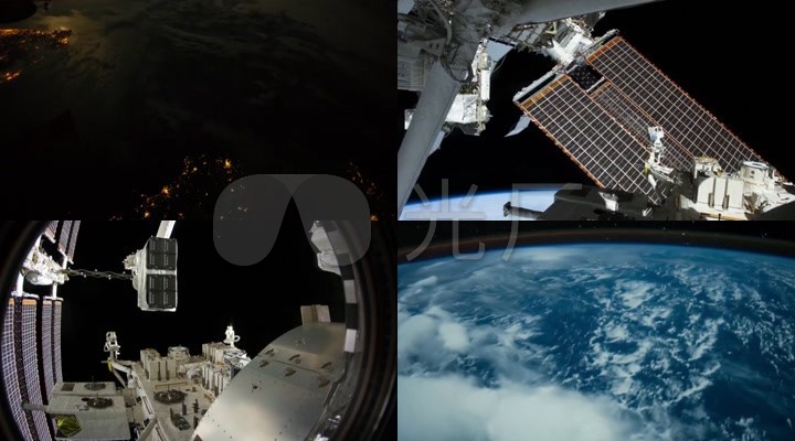 从空间站看地球美景