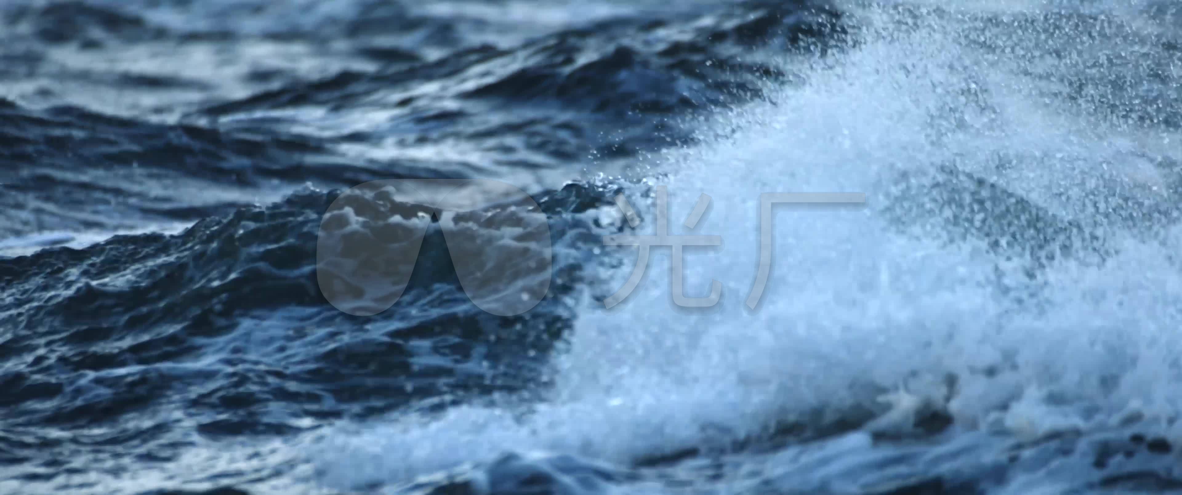 4k海面海底海浪翻滚超高清视频素材_3840x1608_高清视频素材下载(编号