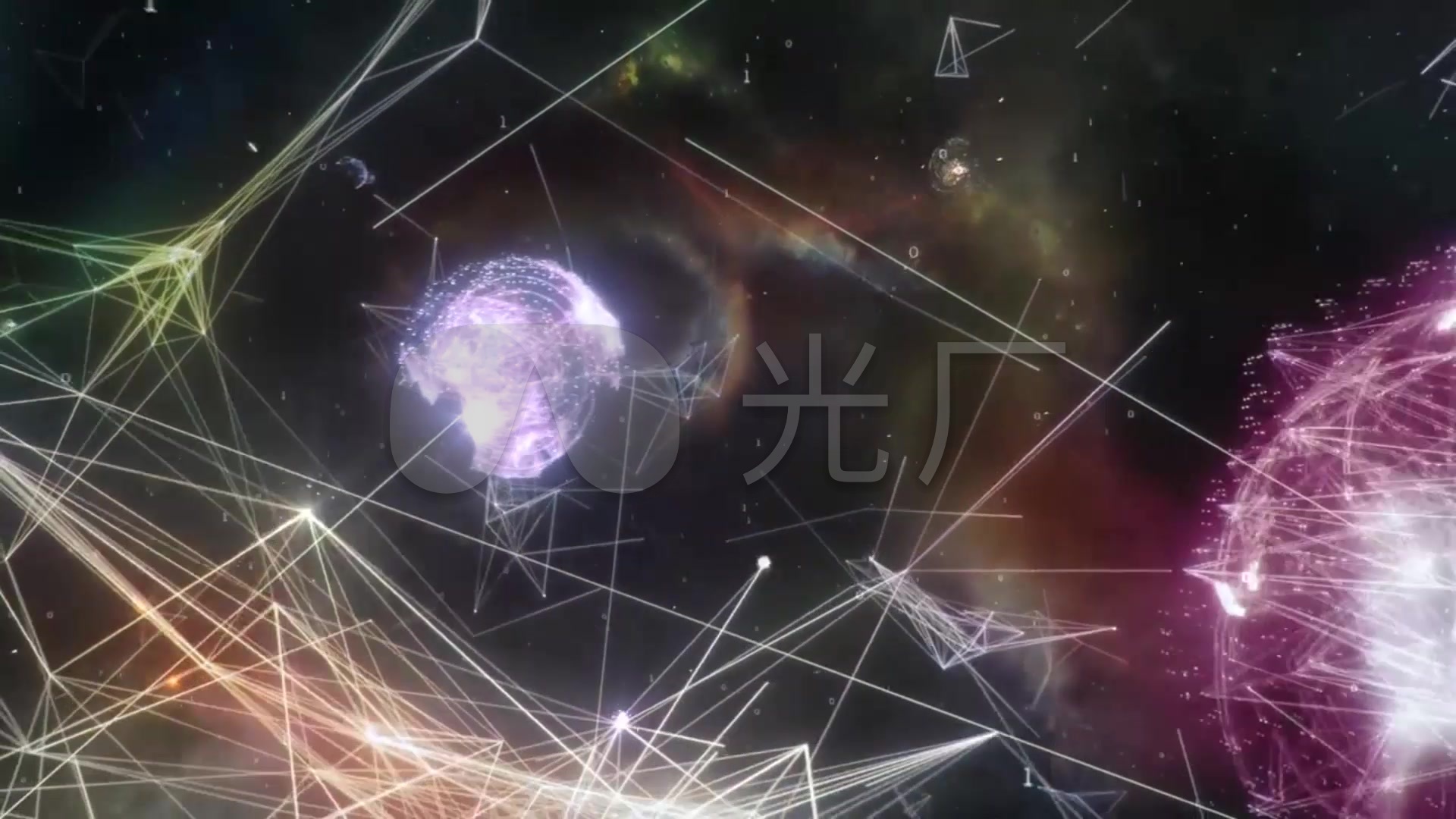 1920x1080高清壁纸科技,1920x1080高清壁纸炫酷 光线点线科技太空星空星球连线_1920x1080_高清视频