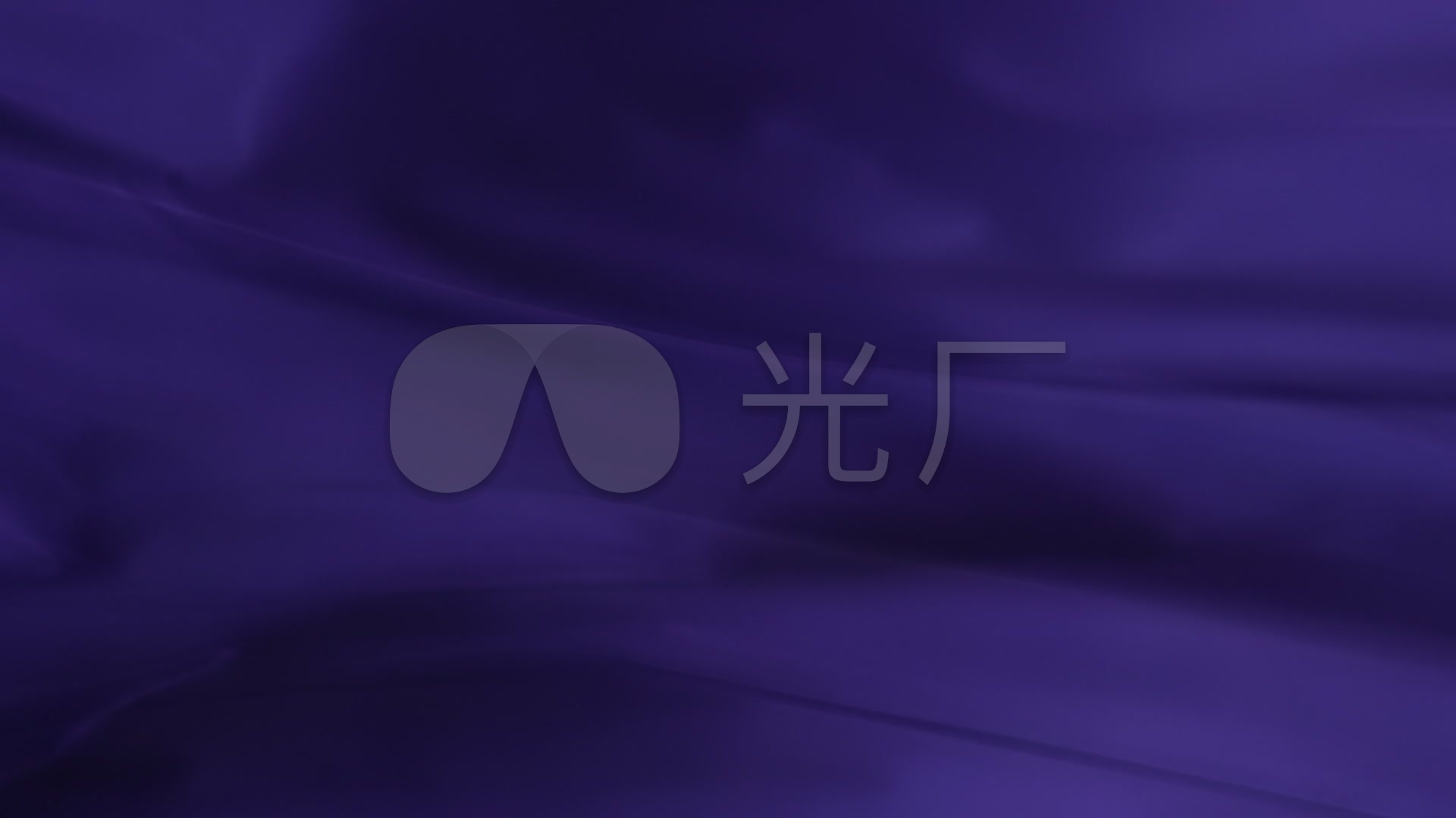 飘动的蓝紫色幕布绸缎布料动画背景视频素材