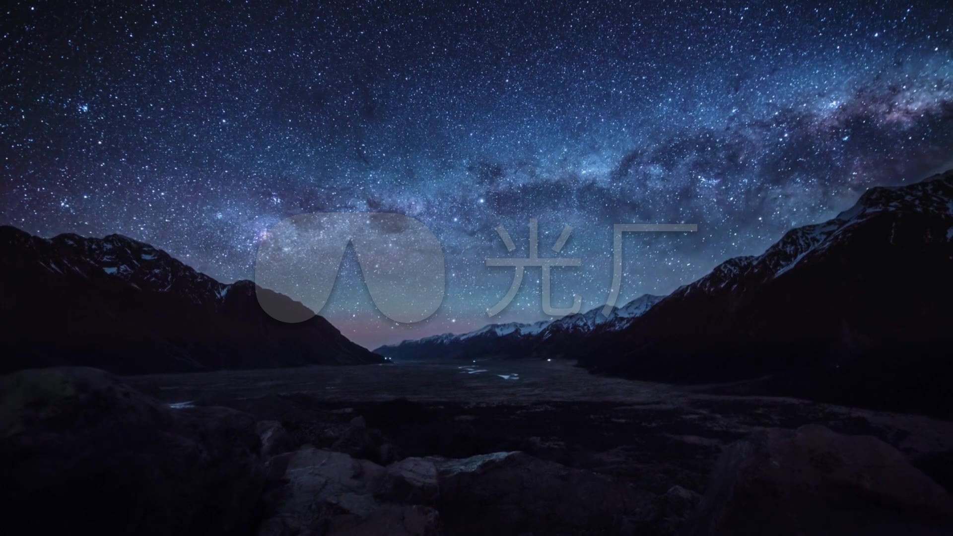 实拍大自然山川星空美景