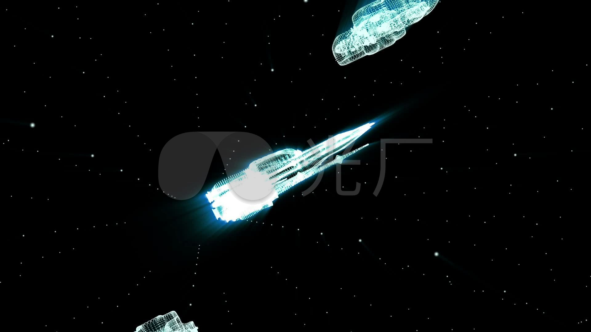 高科技宇宙飞船穿梭舞台背景_1920x1080_高清视频素材