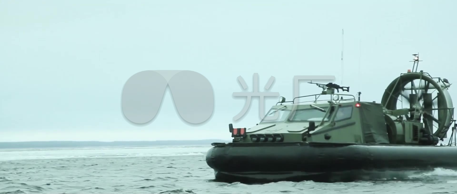 军用军事气垫船_1920x814_高清视频素材下载(编号:)