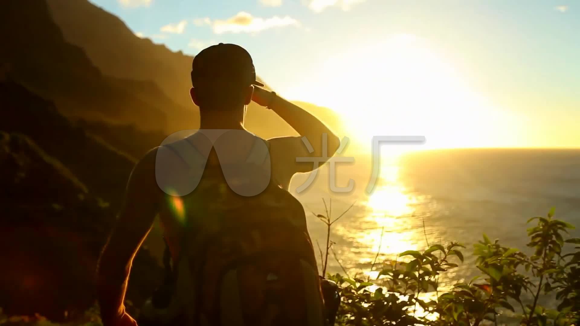 夏威夷考艾岛唯美自然风光背包客_1920x1080_高清视频