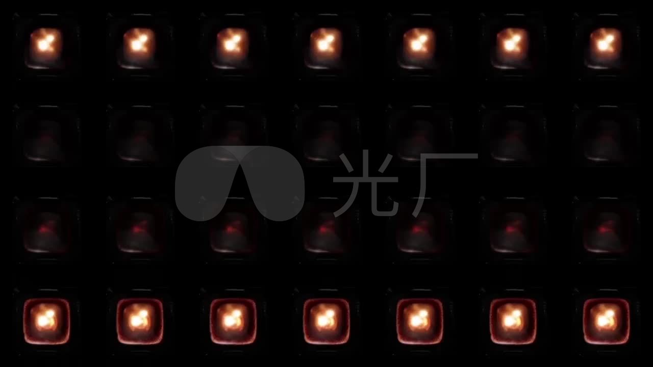镁光灯在闪烁 舞台配乐背景视频