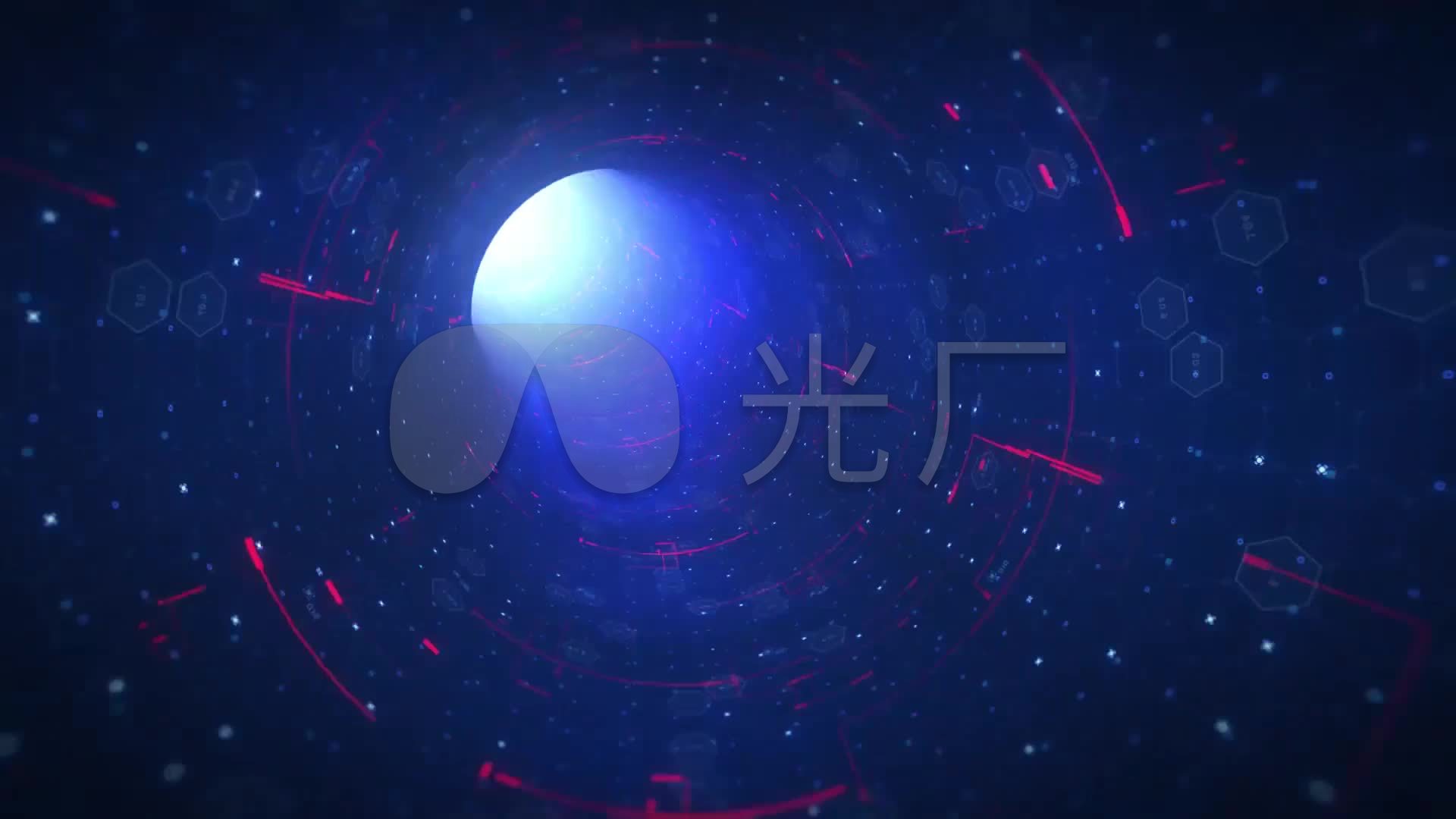 空间科技科幻_1920x1080_高清视频素材下载(编号:)