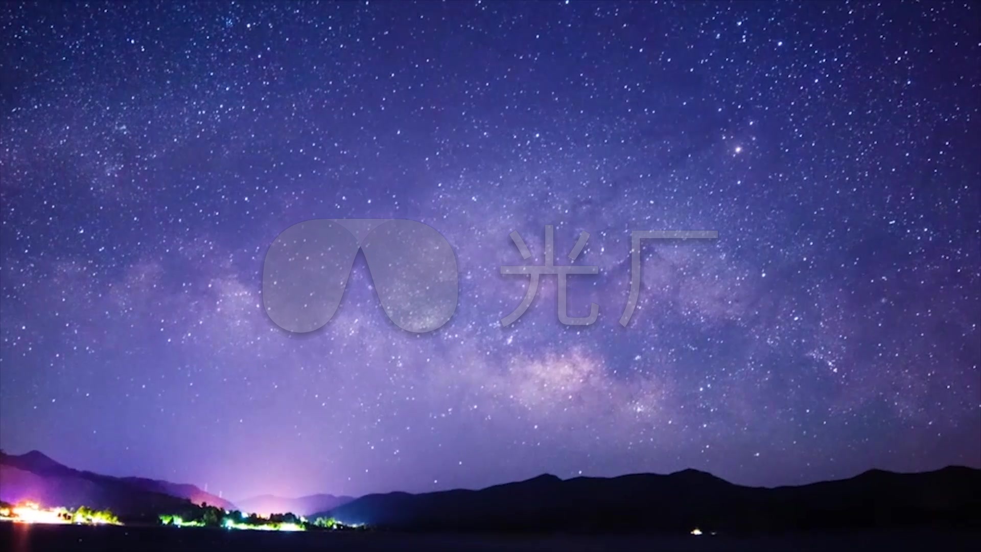 超美星空夜空星星视频高清实拍素材_1920x1080_高清
