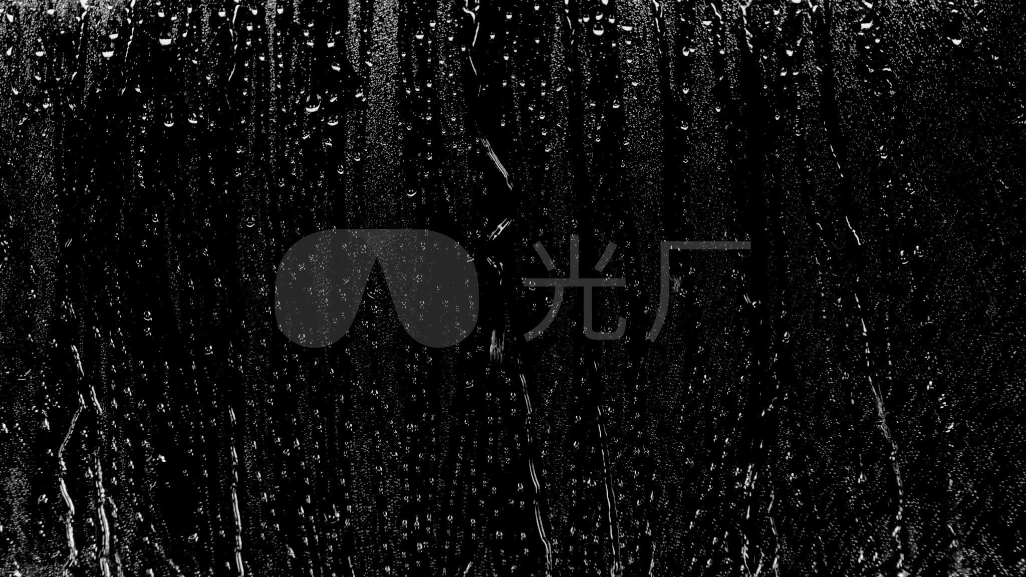 雨水 玻璃 滑落 窗户 雾气 下雨