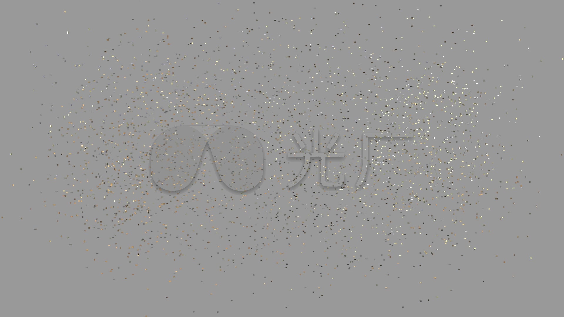 粒子矩形边框聚散效果_1920x1080_高清视频素材下载