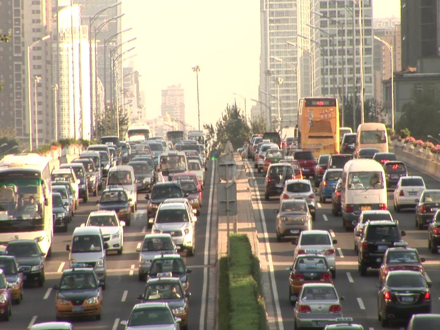 北京 城市 汽车 车流 拥堵 交通
