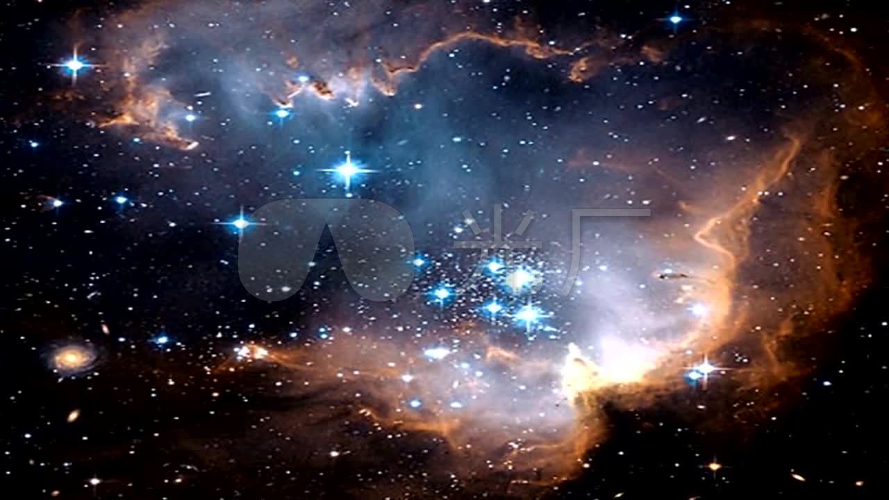 壮观震撼唯美太空银河系星空视频
