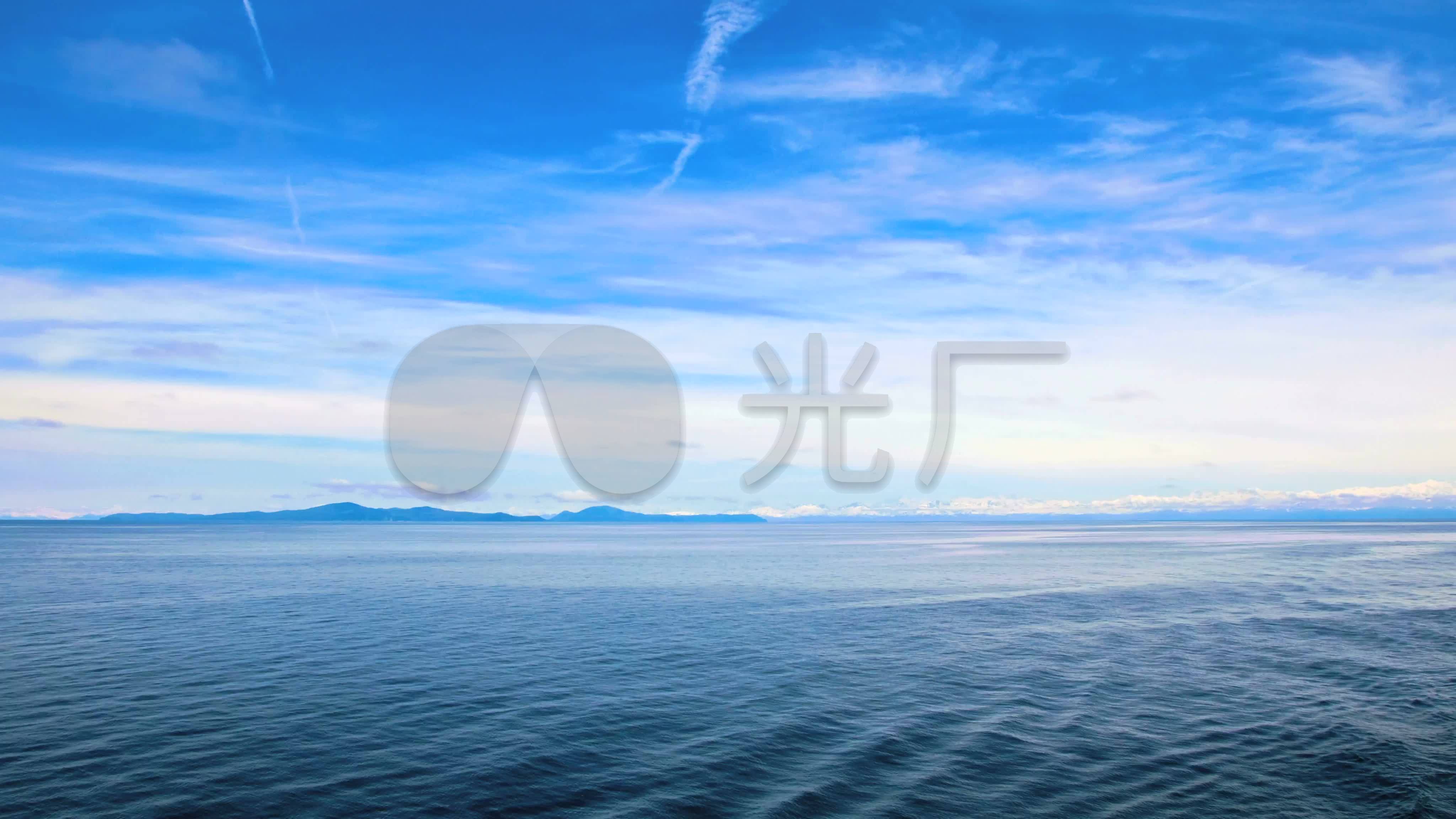 【4k】蓝天大海延时_4096x2304_高清视频素材下载(:)