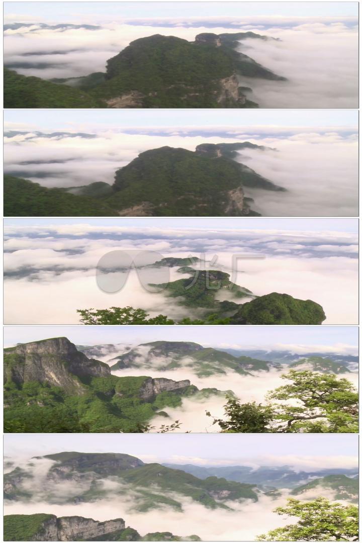 云海高山惊人中国风