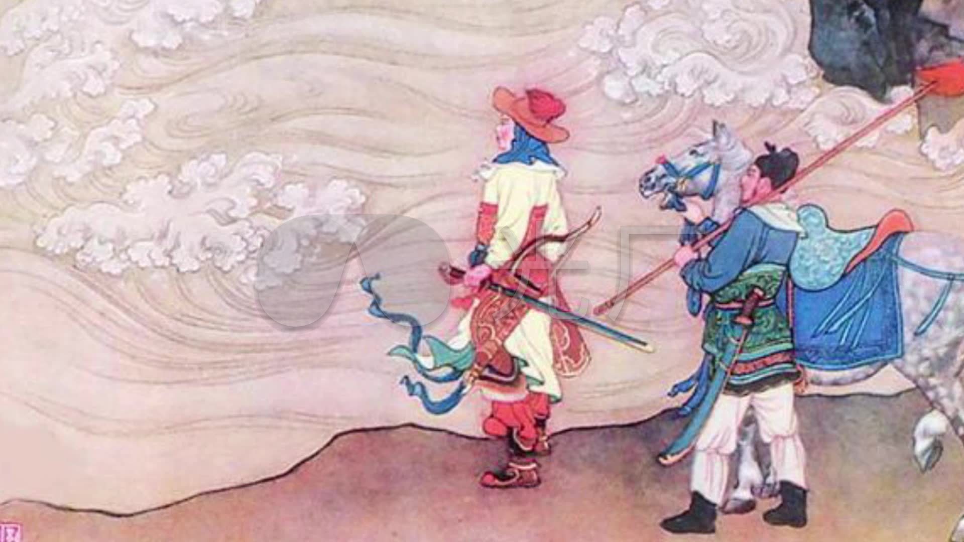 视频素材 舞台背景 中国风背景 木兰诗木兰辞花木兰从军  来自视频