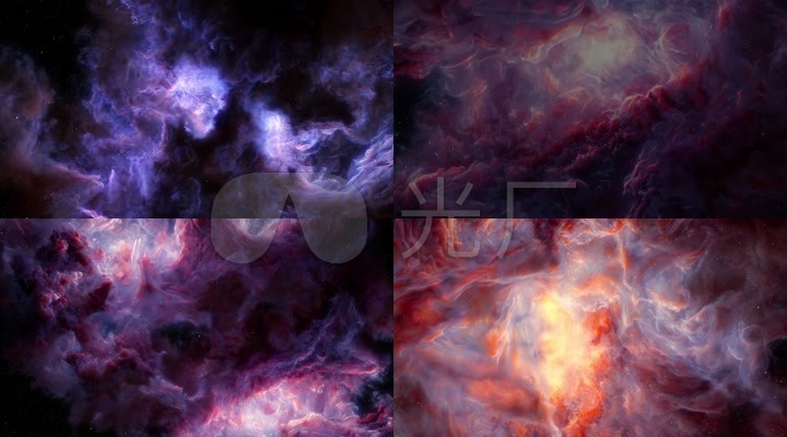 宇宙酷炫高端星云星空震撼视频素材3