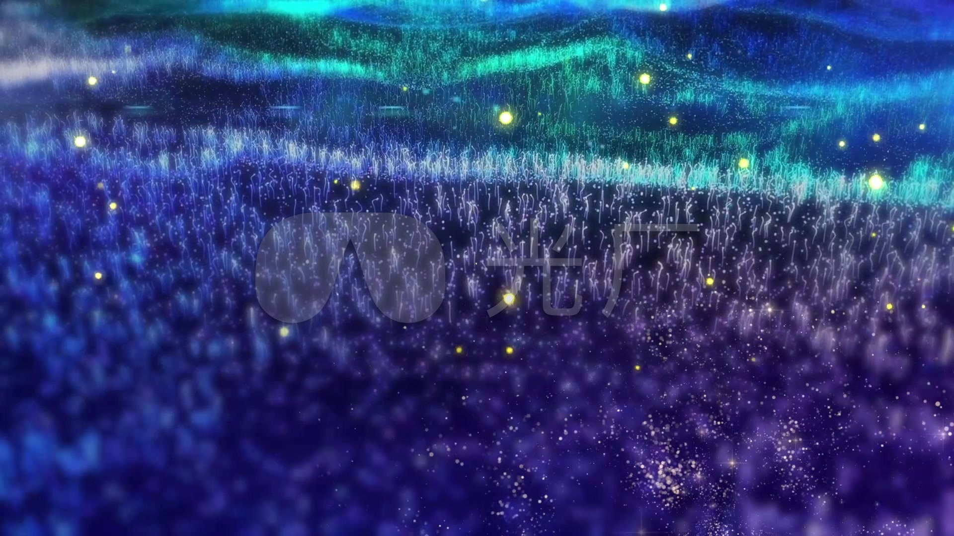萤火虫夜空童趣背景(儿歌)