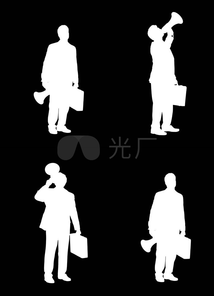 人物剪影