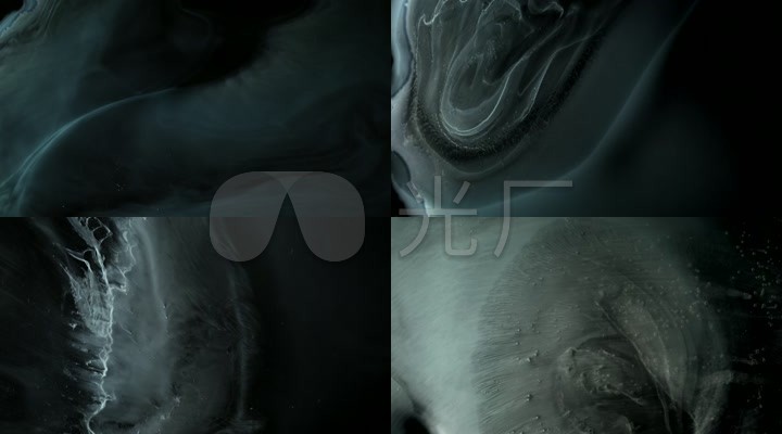 流体水墨纹理动态贴图抽象大气