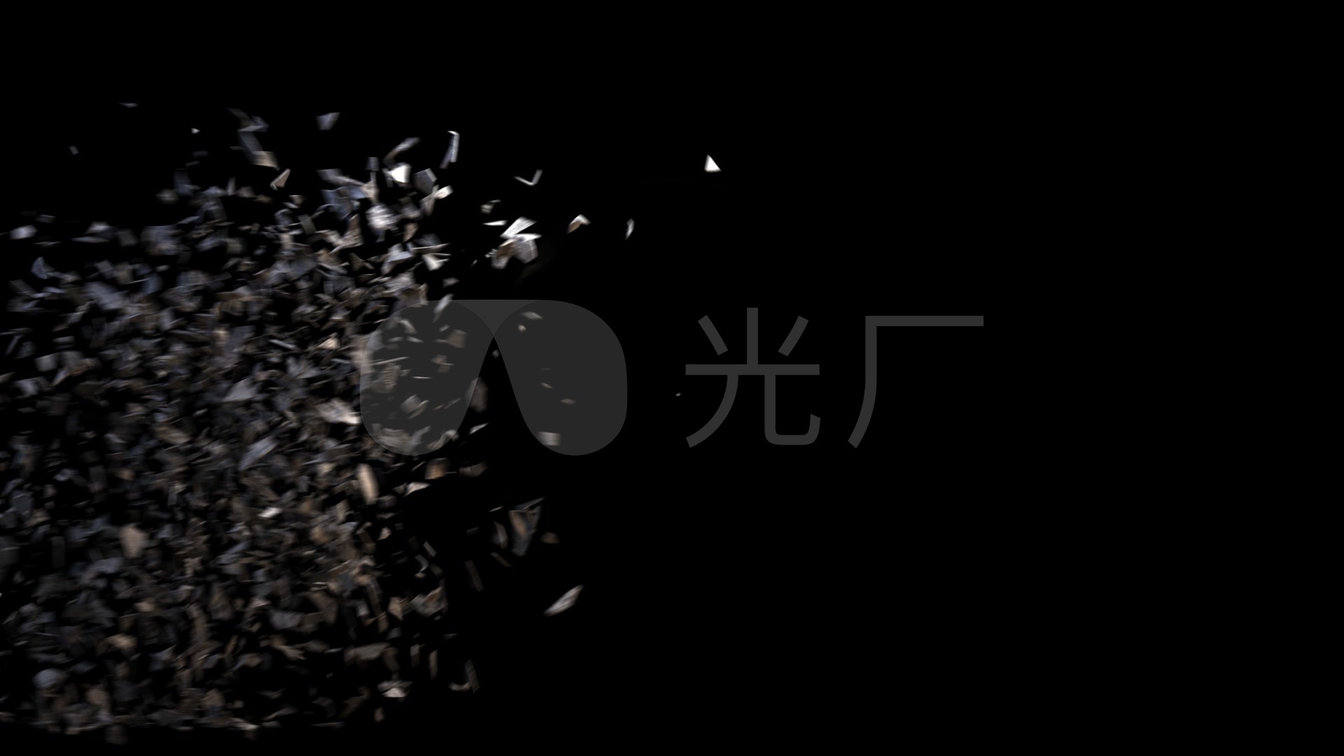 金属圆饼碎片化视频