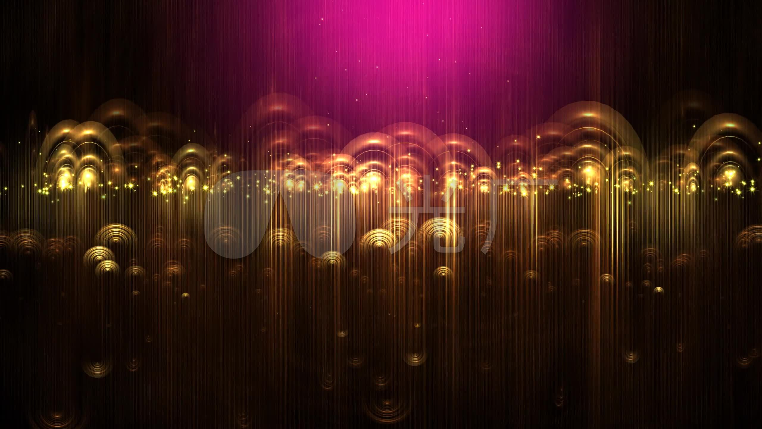 梦幻紫金色粒子流光