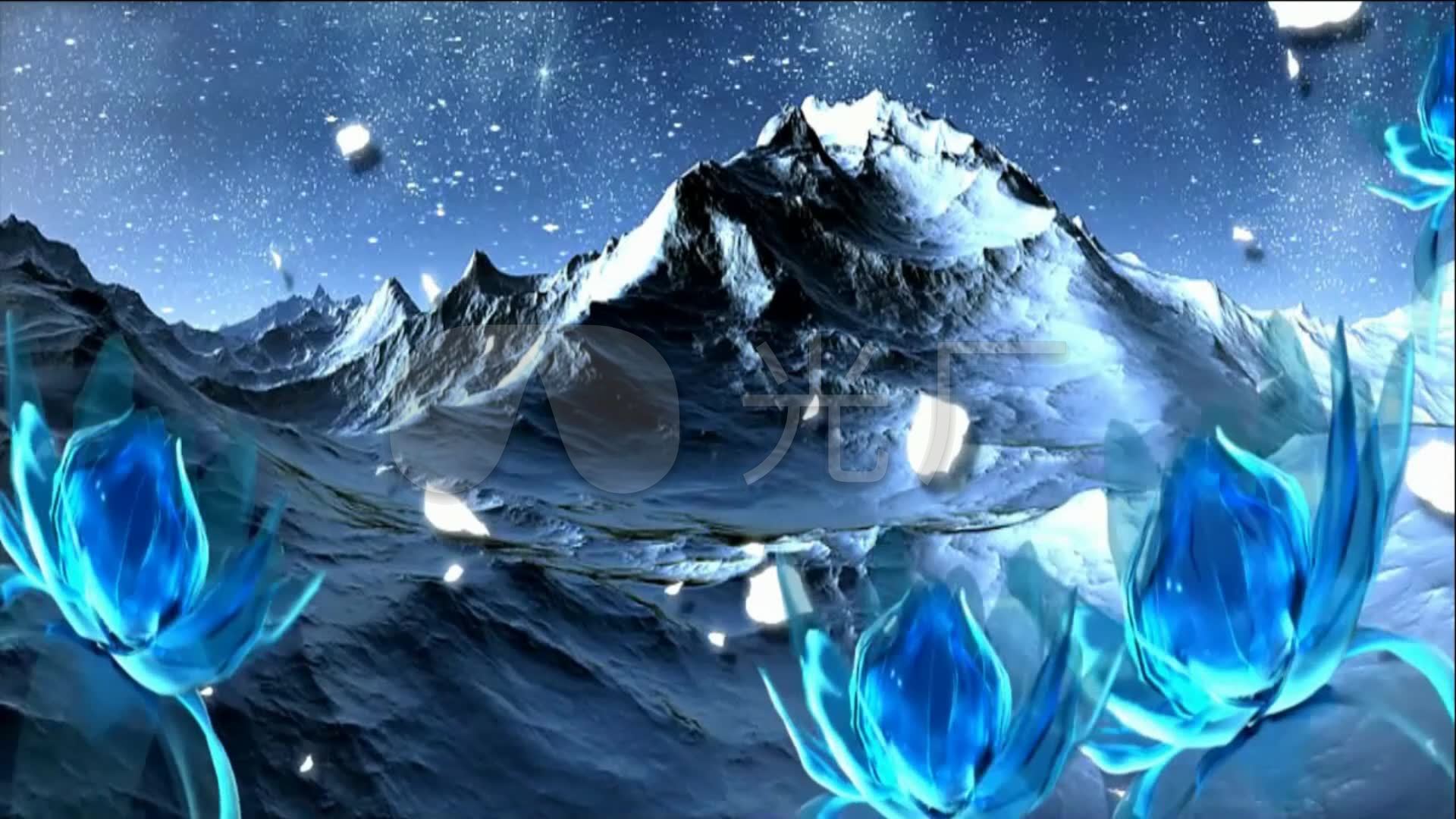 歌曲《雪莲花》背景视频_1920x1080_高清视频素材下载(编号:1275438)