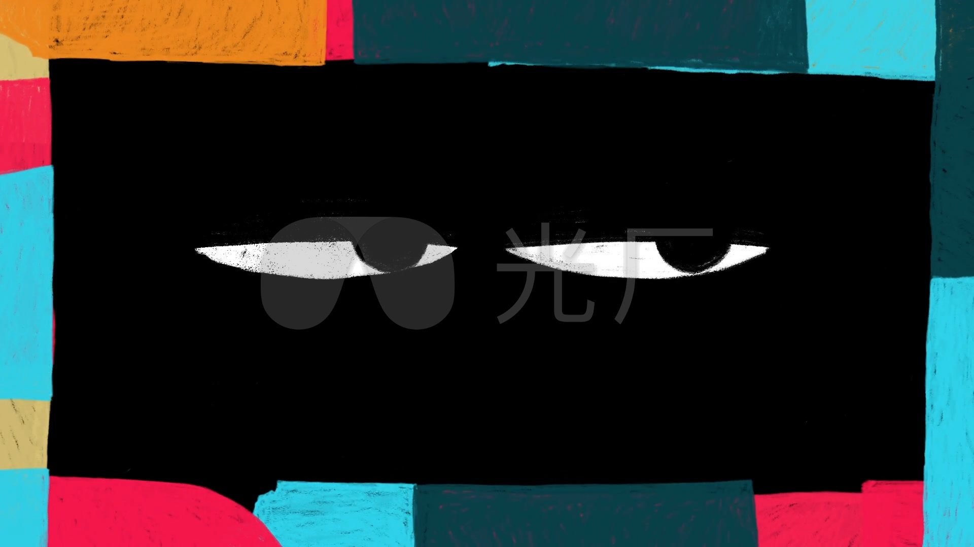 涂鸦节奏黑眼睛说唱hiphop嘻哈_1920x1080_高清视频
