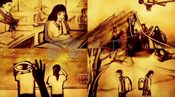 十七岁那年的雨季沙画经典版