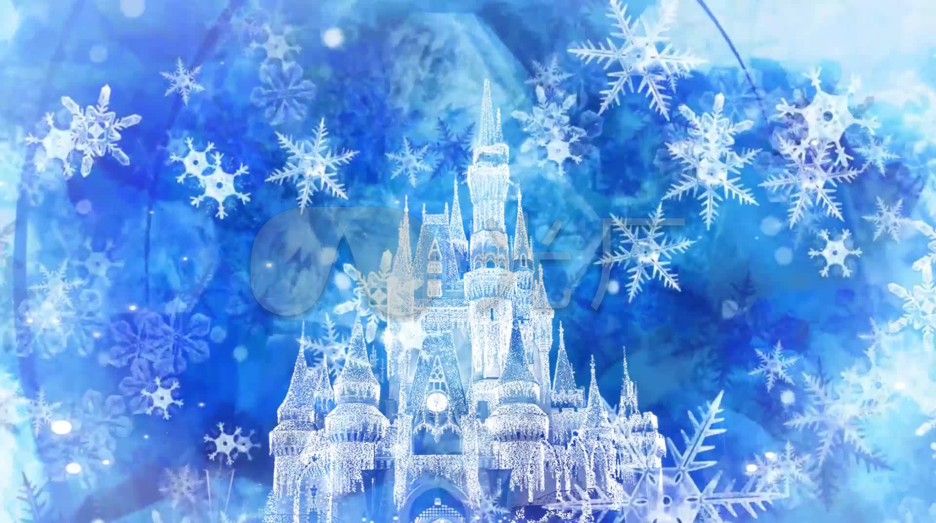 冰天雪地冰雪城堡1_1920x1072_高清视频素材下载(编号