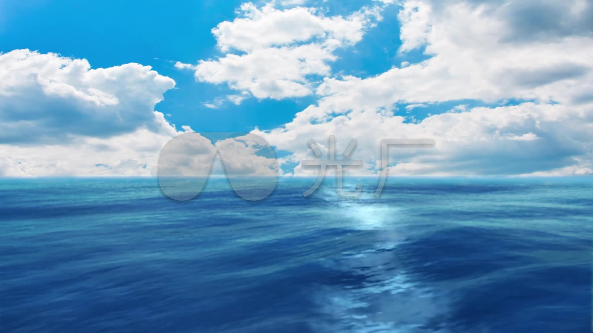 深海蓝天大海