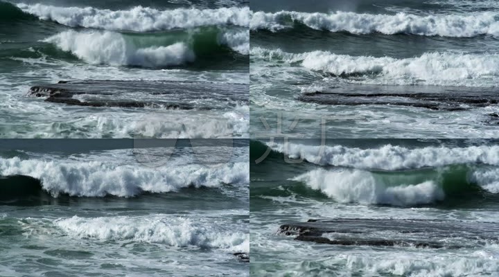 海浪翻滚